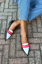 Lyna™ | Two-Tone Pointed Comfort Slippers