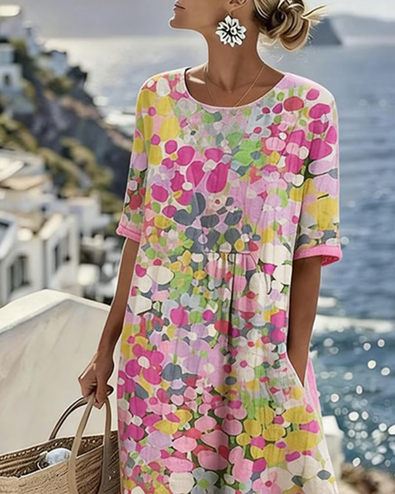 Elara | Printed Summer Dress