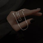 Starry Light Necklace Silver Set