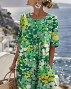 Elara | Printed Summer Dress