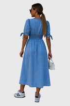 Camila | Elegant Denim Midi Dress