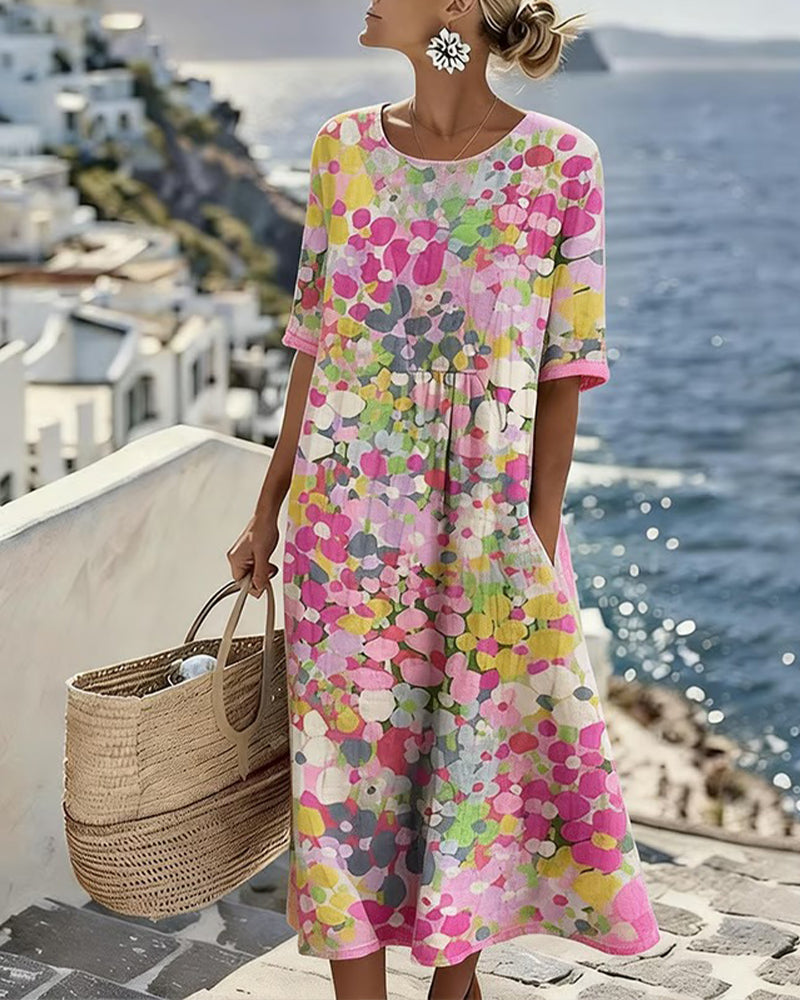 Elara | Printed Summer Dress
