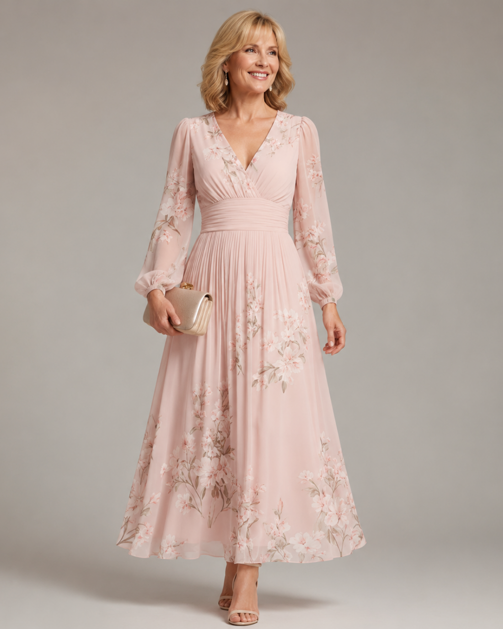 Prescela | Floral Midi Dress