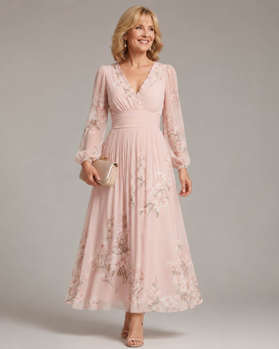 Prescela | Floral Midi Dress