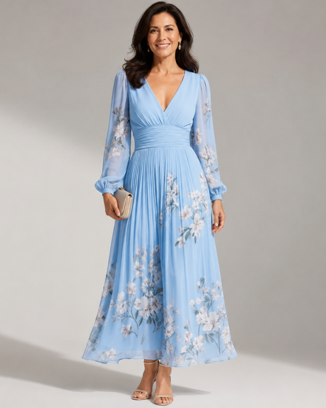 Prescela | Floral Midi Dress