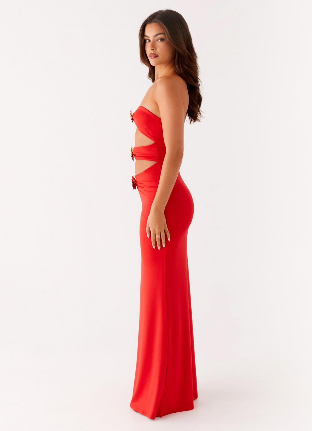 Octavia | Scarlet Bloom Dress