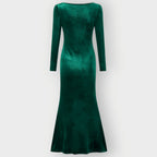 Kryenna | Luxe Evening Silhouette Velvet Gown