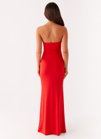 Octavia | Scarlet Bloom Dress