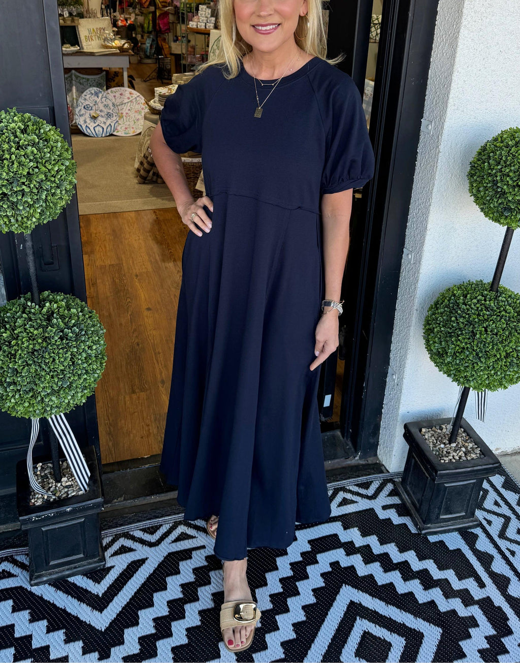 Willow | Puff Sleeve Maxi Dress