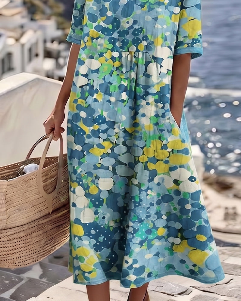 Elara | Printed Summer Dress