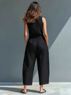 chloe - Sleeveless Loose Jumpsuit