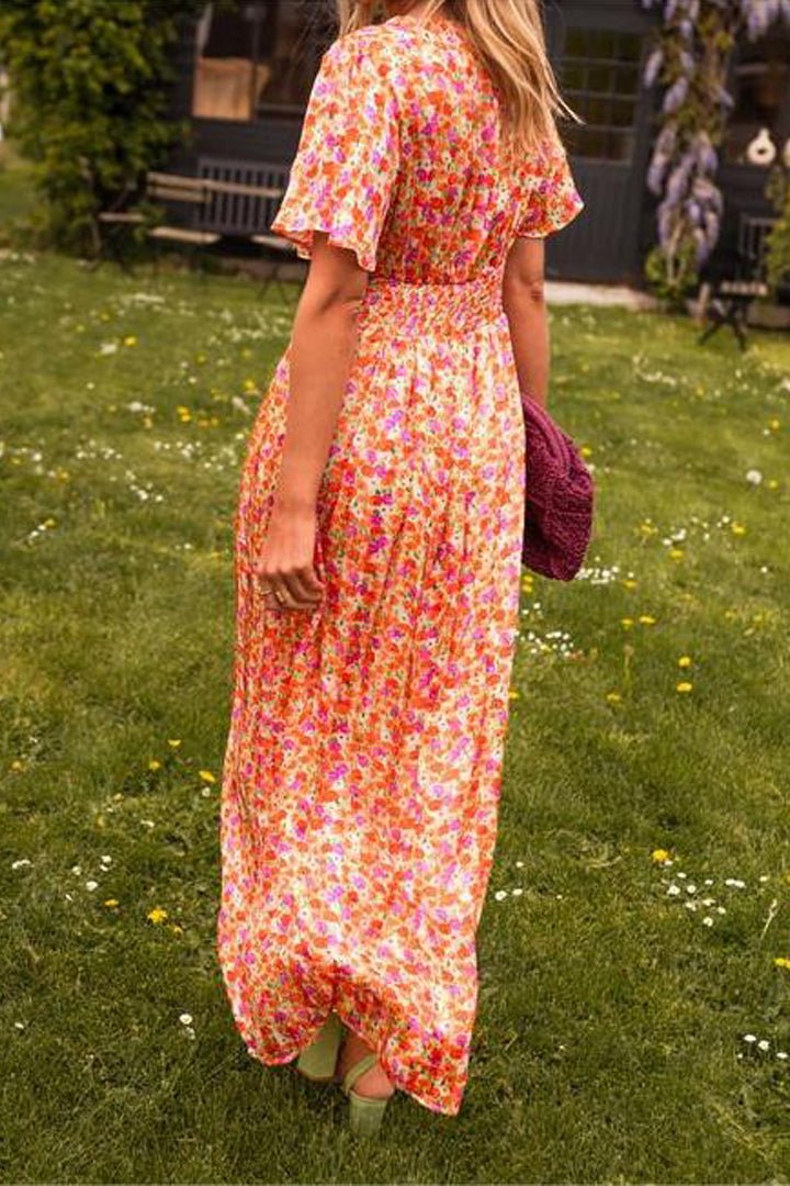 Faith | Elegant Floral Long Dress