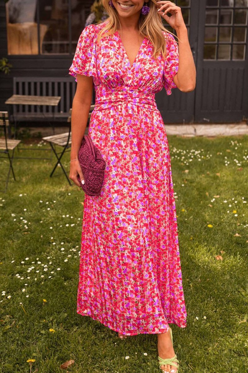 Faith | Elegant Floral Long Dress