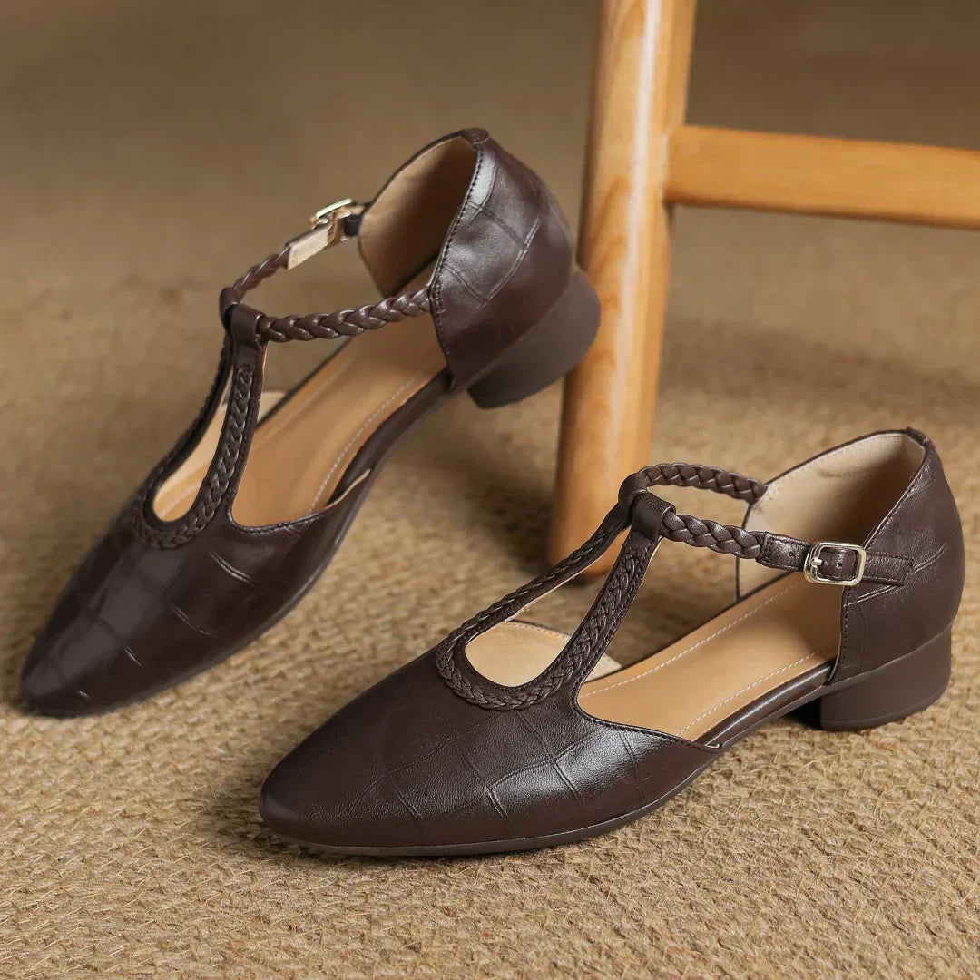 Vivienne | Leather Mary Janes