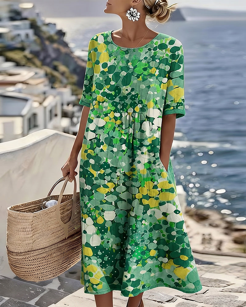 Elara | Printed Summer Dress