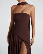 Valentina | Chic Slit Maxi Dress