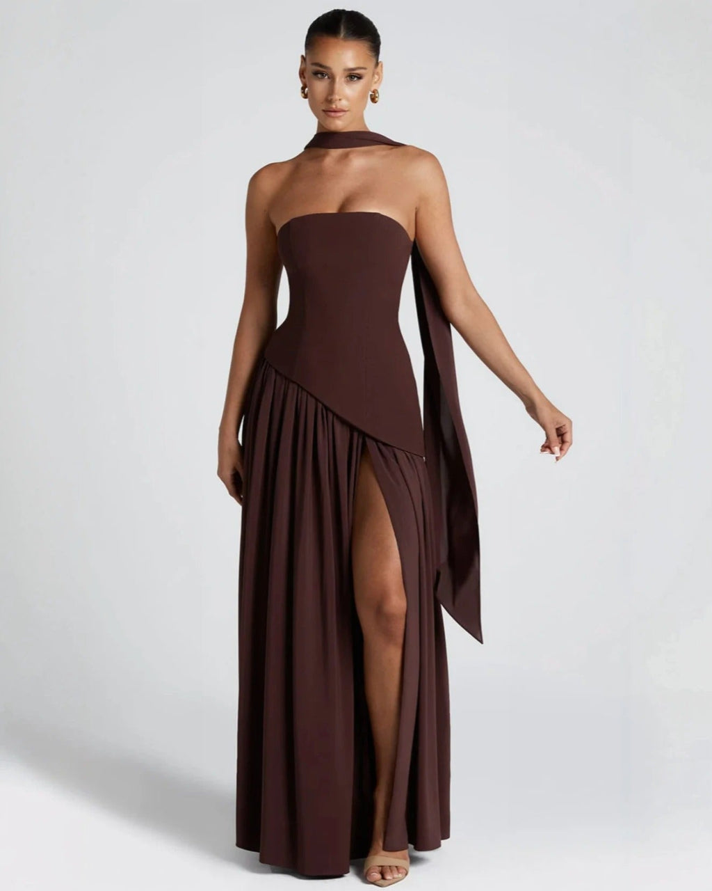 Valentina | Chic Slit Maxi Dress