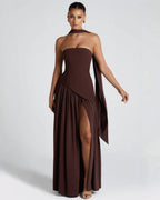 Valentina | Chic Slit Maxi Dress
