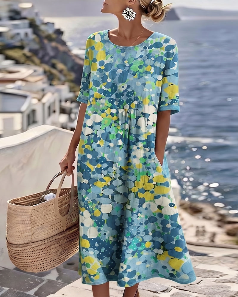 Elara | Printed Summer Dress