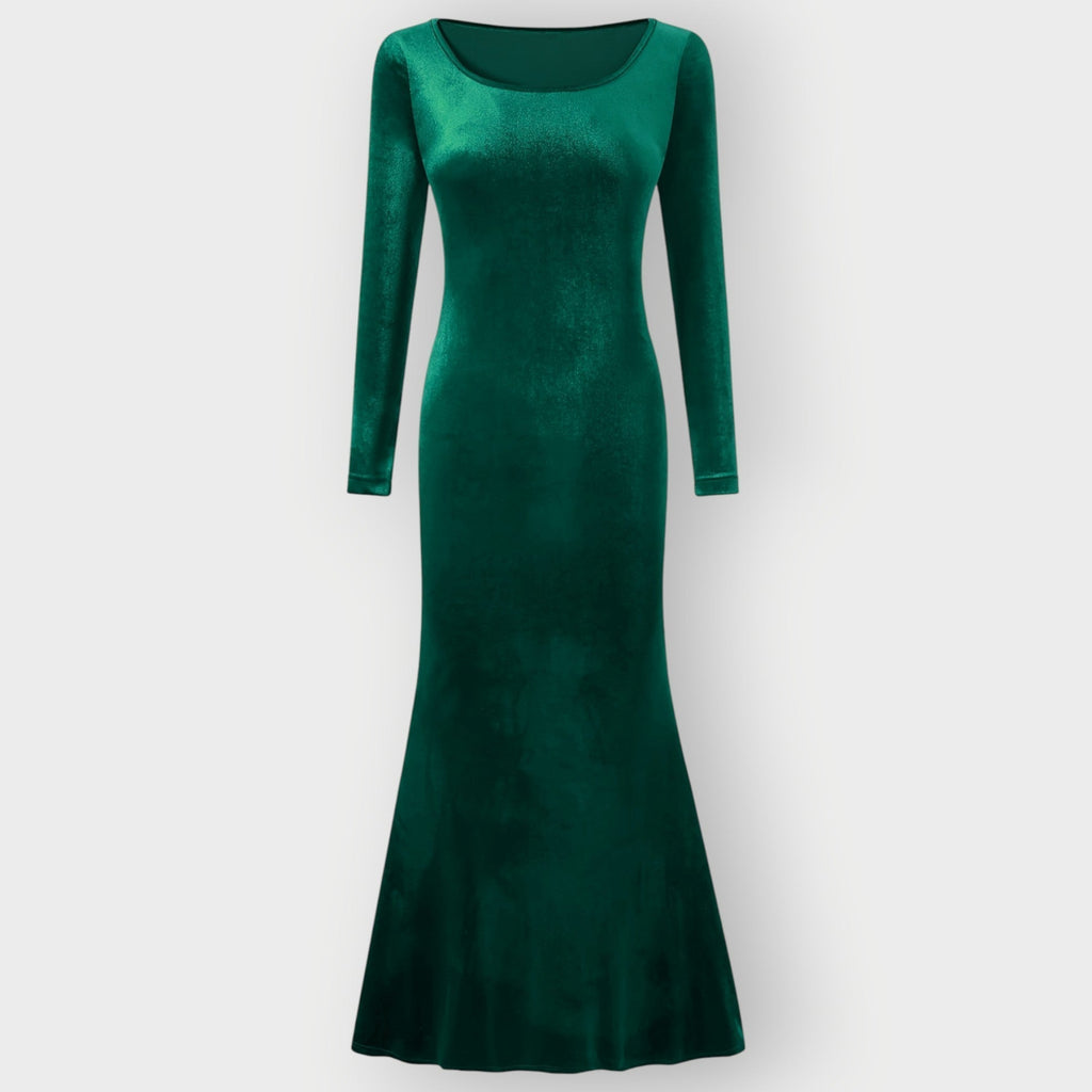 Kryenna | Luxe Evening Silhouette Velvet Gown