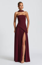 Valentina | Chic Slit Maxi Dress