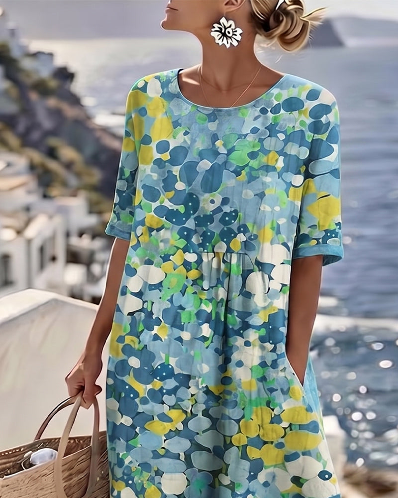 Elara | Printed Summer Dress