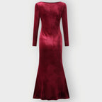 Kryenna | Luxe Evening Silhouette Velvet Gown