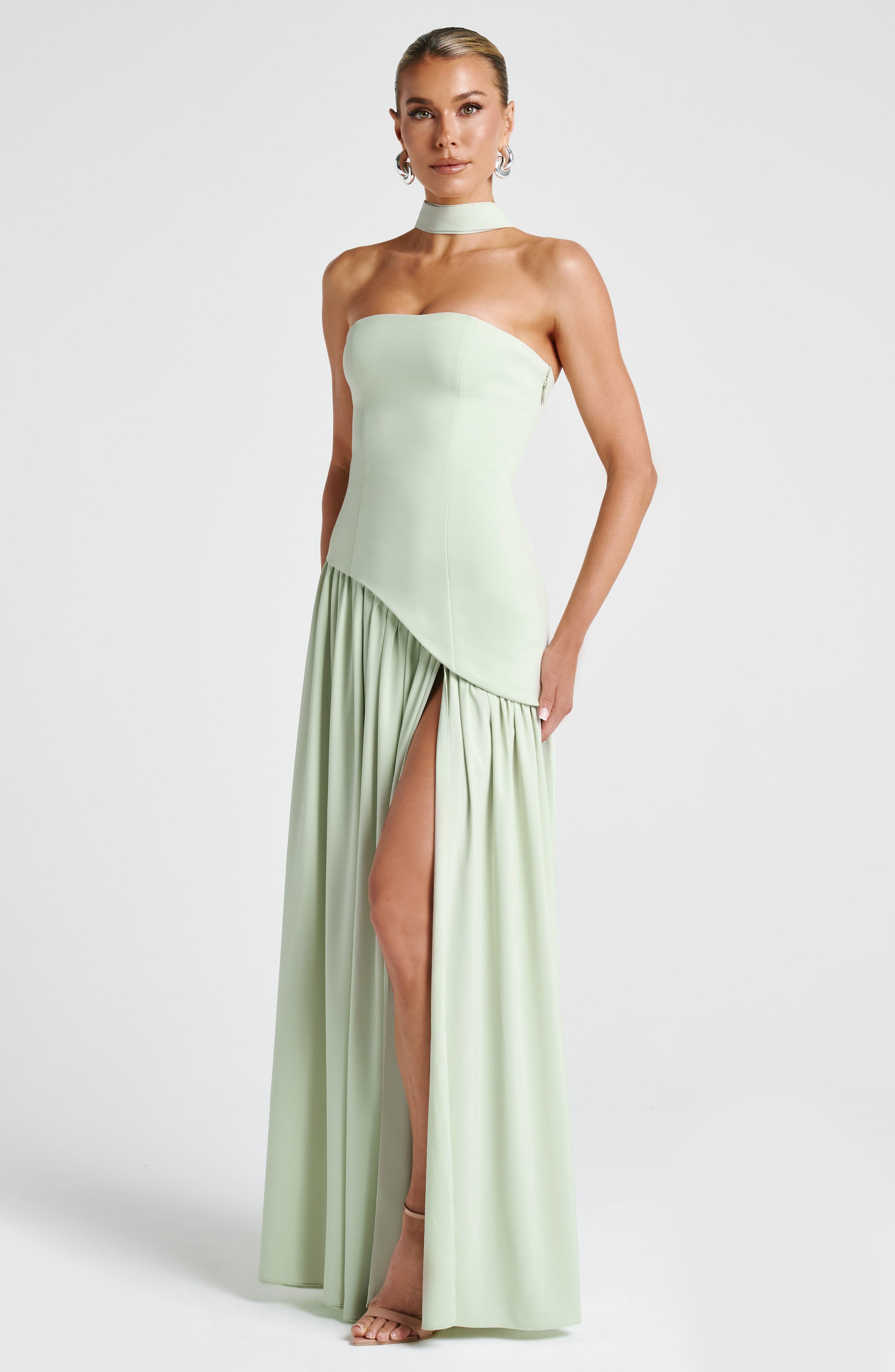 Valentina | Chic Slit Maxi Dress