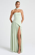Valentina | Chic Slit Maxi Dress
