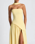 Valentina | Chic Slit Maxi Dress